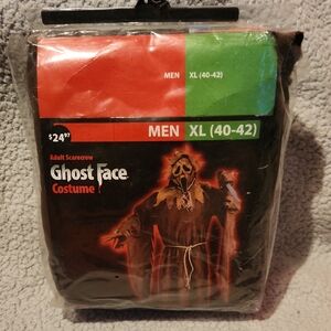 New Ghost Face Scream 4 Burlap Scarecrow Halloween Costume Men's  XL (40-42)